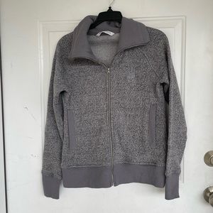 Woolrich Sip Up Jacket Soft Fleece Lined Zipped Jacket Gray size S
